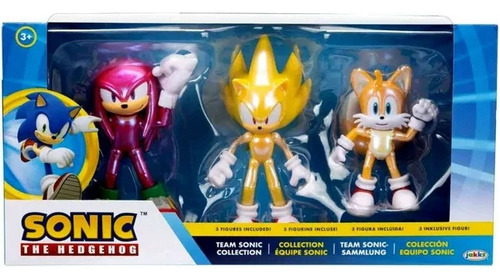  Sonic Collection Figura De Acción De Super Sonic Y Equipo