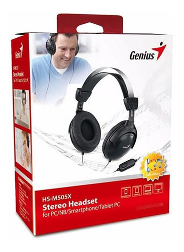 Imagen 3 de 6 de Auricular Genius Hs-m505x Con Microfono