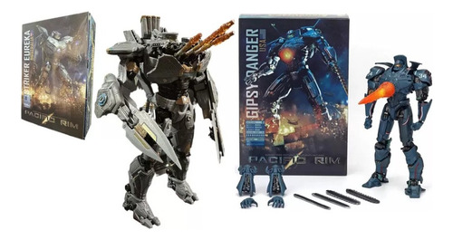 Figuras De Acción Neca Pacific Rim Striker Eureka & Gipsy