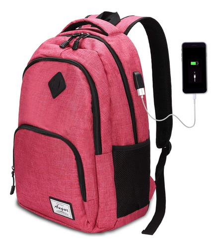 Mochila Urbana Antirrobo Porta Computadora 15,6  Puerto Usb