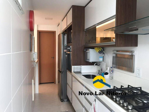 Imagem 15 de 15 de Excelente Apartamento Todo Montado Com Varanda Gourmet Em Icaraí. - 322