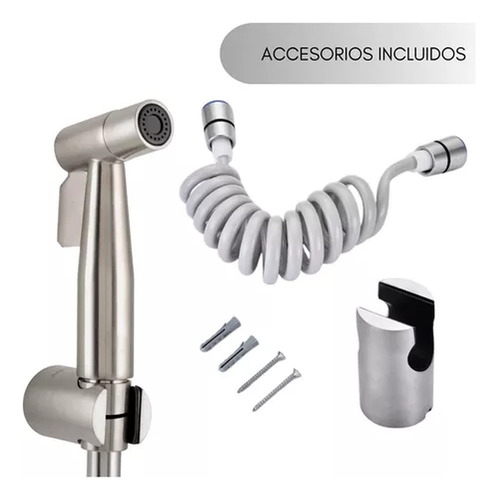 Ducha Bidet Arabe Kit Completo Inodoro Acero Inoxidable