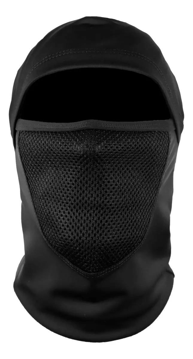 Balaclava De Licra Kampak Táctica Pasamontañas Moto Militar Negro