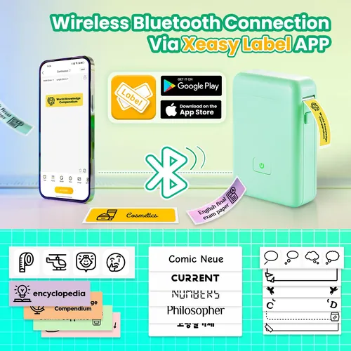 Label Maker Vretti Hp2 Portátil Bluetooth Con Múltiples Plan