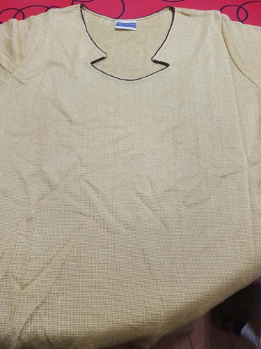 Remera De Hilo De Seda De Mujer Impecable!!!