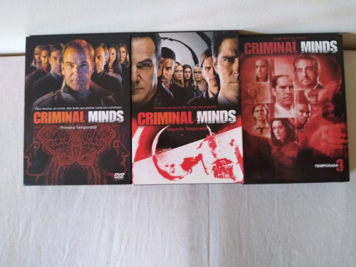 Criminal Minds 1, 2 E 3 Temporada Original Seminovo 