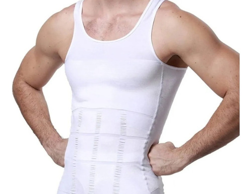Imagen 1 de 9 de Ropa Interior Playeras Faja Reductora Hombre Reduce Camiseta