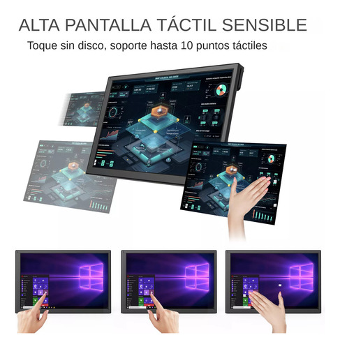 Monitor Táctil 10.1 Hd Ips Display Para Raspberry Pi