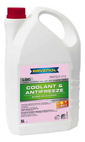 Ravenol Refrigerante G13 C13 Lgc Hot -15°c Linea Vag 5 Lts