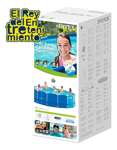 Imagen 7 de 8 de Piscina Bestway Estructural 16015 L + Bomba + Regalos El Rey