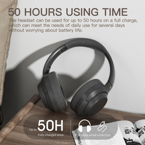 Ikf T1 Auriculares Inalámbricos Bluetooth Anc 50h+ Micrófono
