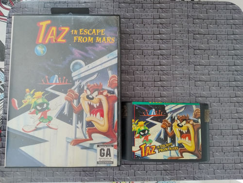 Juego Sega Tazmania Taz In Escape From Mars En Caja (Usado)