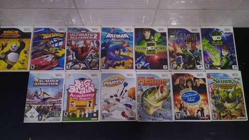 Lote Com 25 Jogos Nintendo Wii Originais