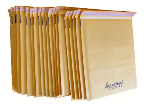 Imagen 5 de 5 de Sobre Para Envios Burbuja #2 Smarttech Papel Kraft 100pz