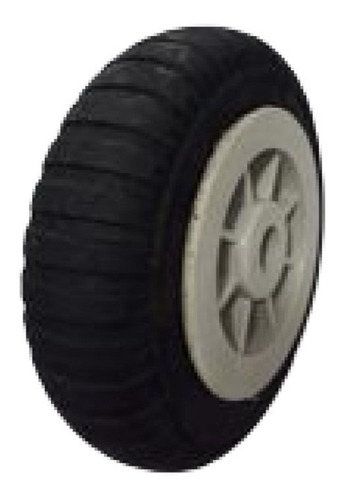 Roda Para Carrinho Borracha Maciça R 250/4 Br Mf Até 120 Kgs