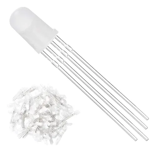 comprar Diodo De Cátodo Común Daoki, 100 Mm, 5 Mm, Led Rgb De 4 Pine