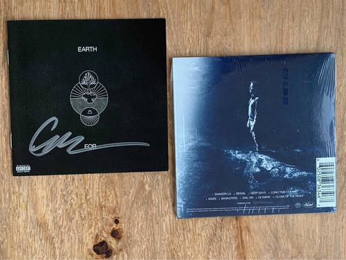 Cd Earth Autografiado Por Ed Obrien Radiohead (Usado)