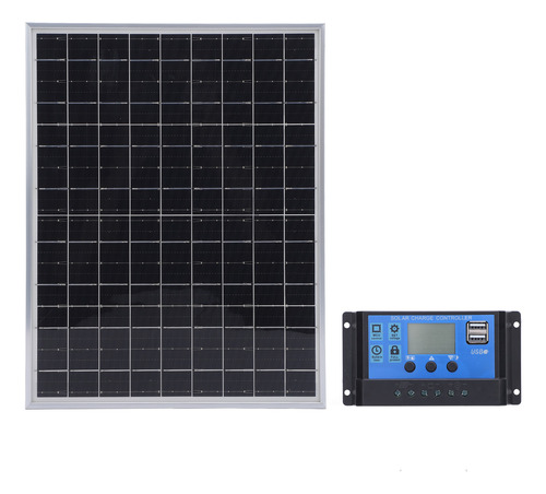 Panel Solar Monocristalino Portátil De 15 W, 12 V, 24 V, Aut