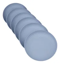 Comprar 6 Platos De Cena Inquebrantables, Platos De Paja De Trigo De