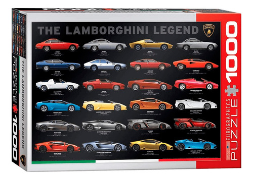Leyendas Lamborghini  Rompecabezas 1000 Piezas Eurographics