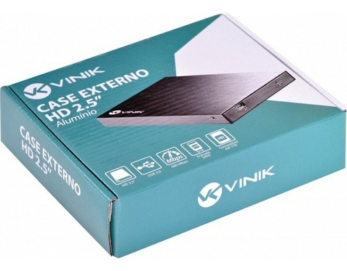 Case Externo Hd 2.5 Usb 2.0 Vinik 24386