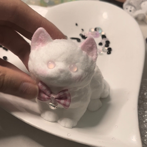/ Brinquedo Fofo Fofo Com Pelo Para Gatinhos, Presente Para