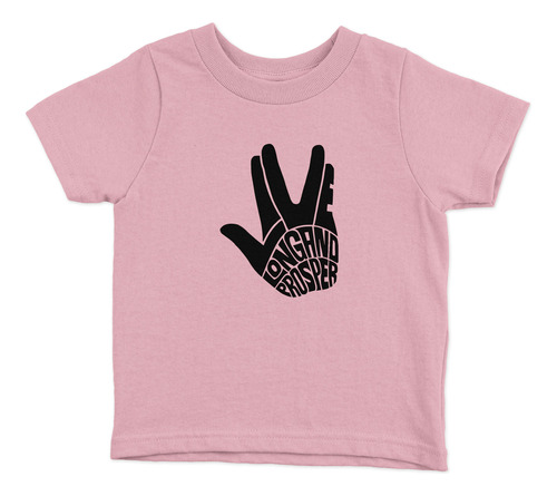 Polera Niños Star Trek Vulcan Salute Peliculas Algodón Wiwi