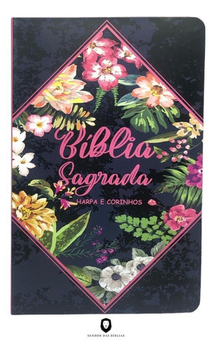 Bíblia Sagrada Gigante Pu Laminada - Flores Havaí, De Arc. Editora Cpp, Capa Mole Em Português