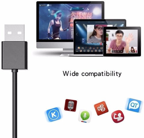 Micrófono Omnidireccional Usb Para Ordenador De Sobremesa