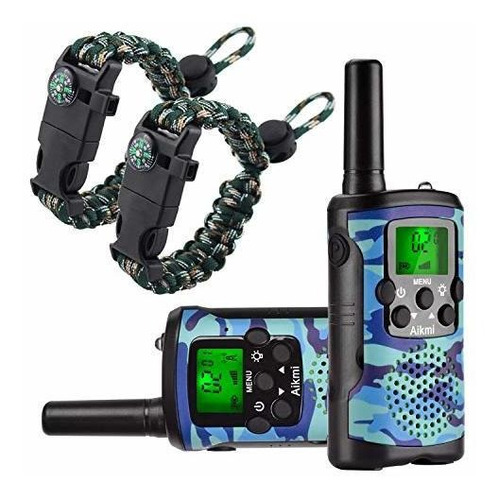 Walkie Talkies Para Niños, 22 Canales, Radio De 2 Vias, 3 M