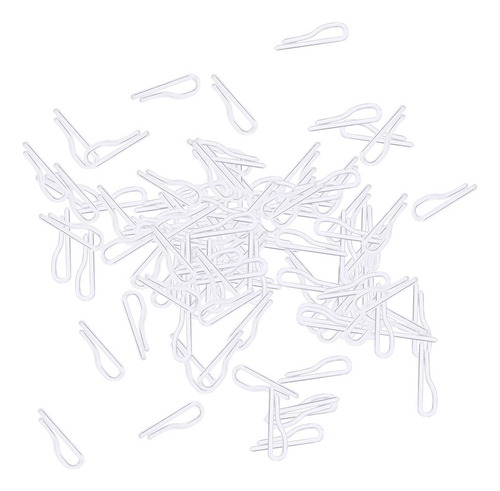 100x Clips De Plástico Para Doblada Manga Calcetin Pantalon