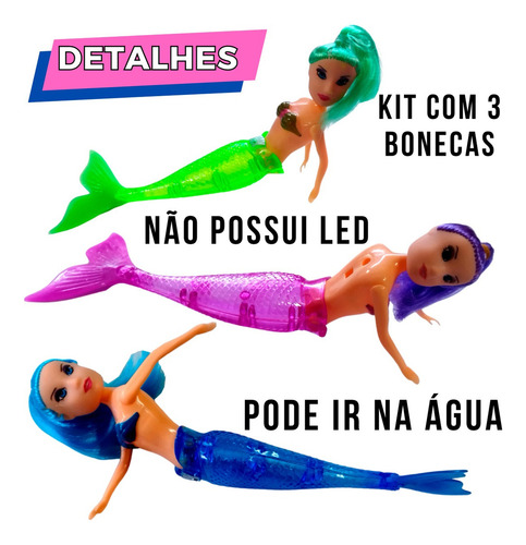 Kit de muñecas en miniatura de Little Mermaid Doll