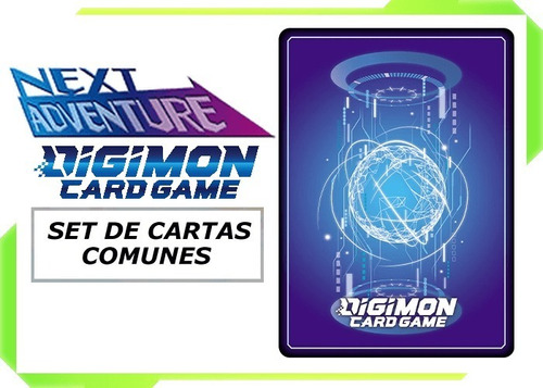 Digimon Tcg Next Adventure - Set De 44 Cartas Comunes