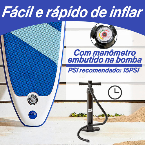 Prancha Sup Stand Up Race Inflavel P/ Surf Praia Bodyboard