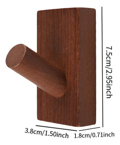 Soporte Para Caña De Pescar Para Montaje En Marrón Oscuro
