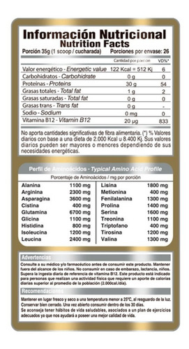 Imagen 2 de 3 de Vegetal Proteina Vegana 100% 2lb Gold Nutrition X2. Outlet