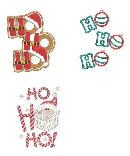 comprar Pack Matrices P\u002F Maquinas Bordadoras Navidad Ho Ho Ho 13x18c
