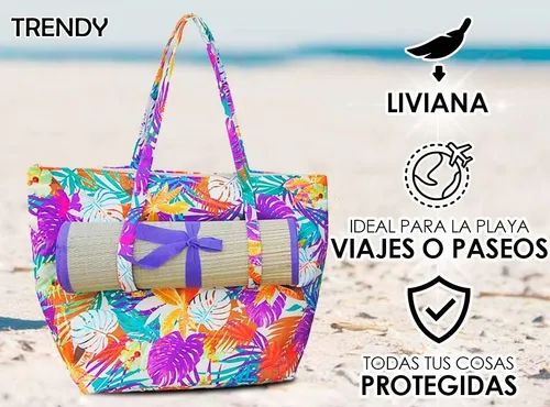 Bolso playero online mujer