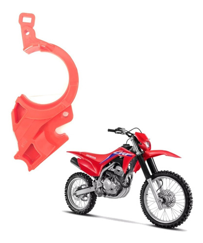 Anti-block Protetor De Pinhão Crf250f Biker Vermelho