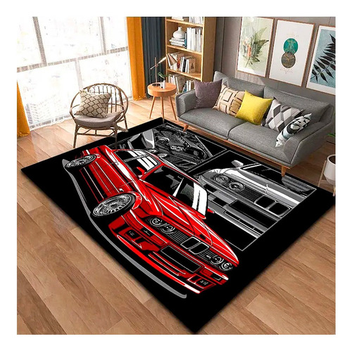 Alfombra Decorativa Bmw E30 80x120 Cms / Sant&cars