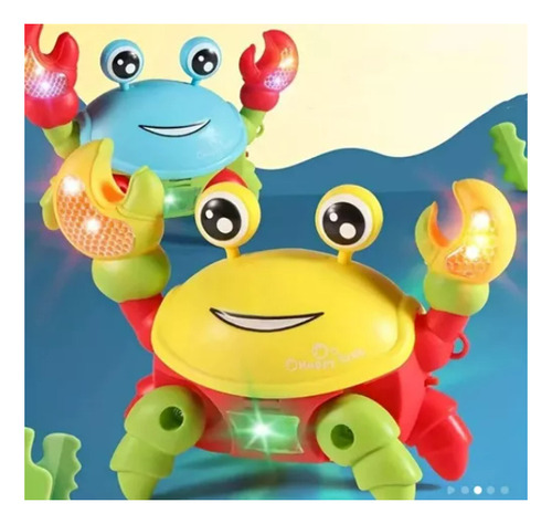 Juguete De Cangrejo Gateando Inducción Música Luz Para Niño