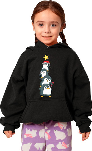 Sudadera Infantil Navideña De Pinguinos Estreña De Navidad