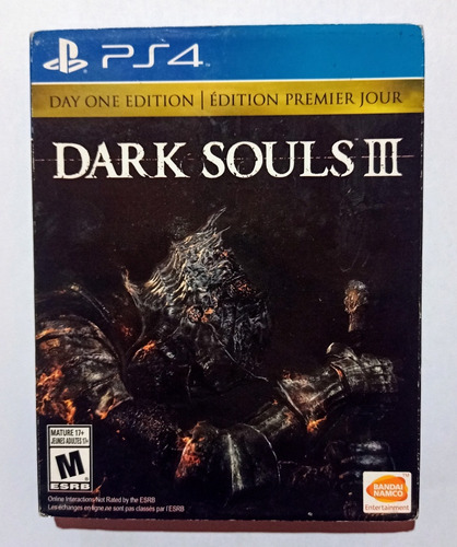 Dark Souls 3 Edicion Dia Uno Ps4 Fisico Incluye Banda Sonora