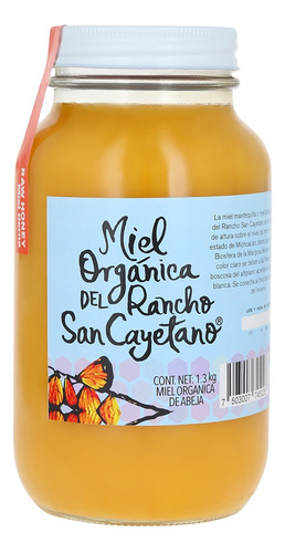 Miel Mantequilla Rancho San Cayetano Orgánica De Abeja 1.3kg