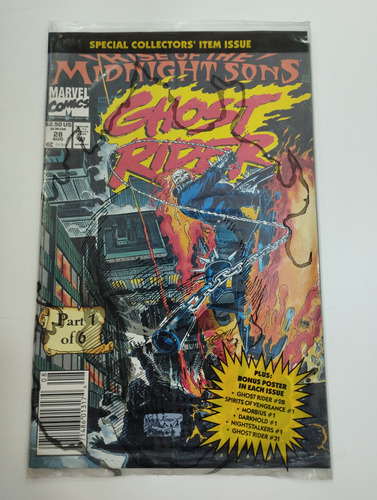 Ghost Rider #28 1st Midnight Sons Marvel Agosto 1992 