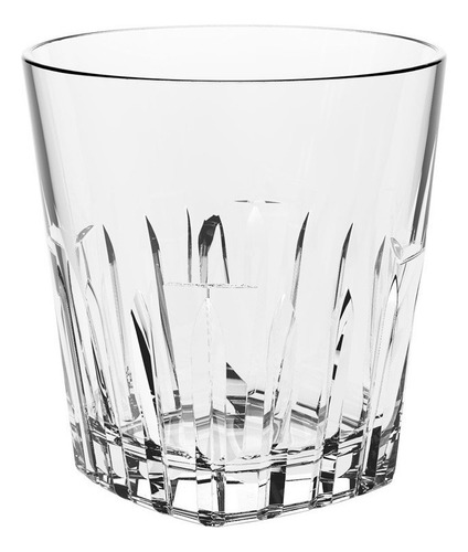 Stepback Juego De 6 Vasos De Vidrio 350ml Modernos Whiskey Color Transparente