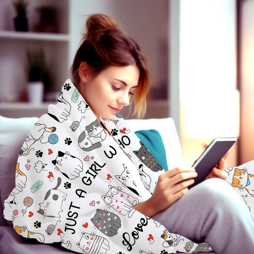 Stapop Regalos De Gato Para Mujeres, Mantas De Gato Para Ama