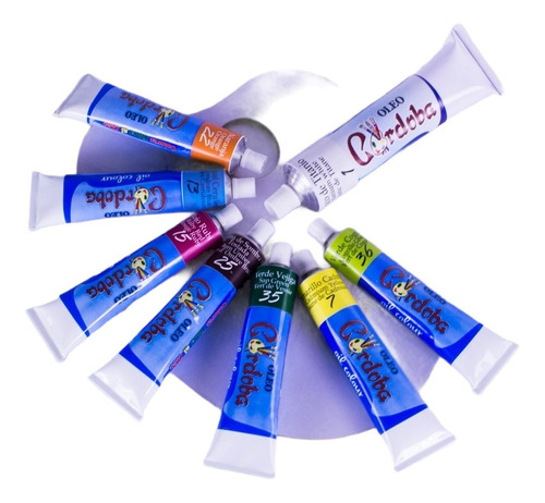 Oleo Córdoba - Tubo Pinturas Oleo Colores  50ml X  Unidad