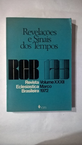 Reb Revista Eclesiástica Brasileira Marzo 1972 Boff 