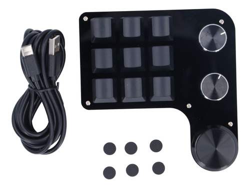 Mini Teclado Mecânico Macro Usb Programável Para Jogos 9